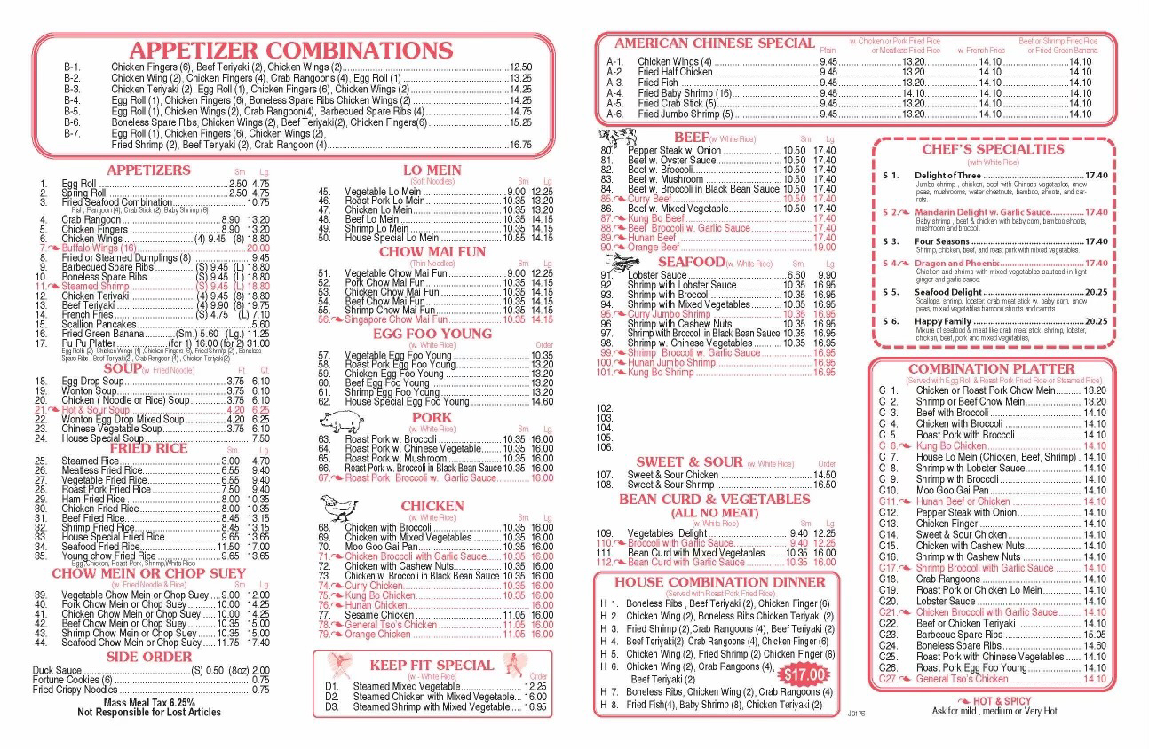 jade lee kitchen menu