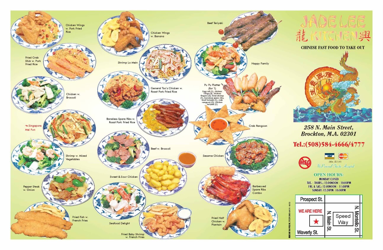 jade lee kitchen menu